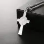 Saint Benedict Medal Necklace 18K Gold or 316L Stainless Steel Christian Sacramental Medal Ward off Evil Protection Jewelry Catholic Gift for Men Women, Customizable