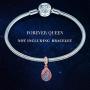 FOREVER QUEEN Easter Egg Charm, 925 Sterling Silver Colorful Happy Easter Faberge Egg Pendant Dangle Charm Bead fit Bracelet Necklace for Women Girls Mother Children