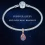 FOREVER QUEEN Easter Egg Charm, 925 Sterling Silver Colorful Happy Easter Faberge Egg Pendant Dangle Charm Bead fit Bracelet Necklace for Women Girls Mother Children