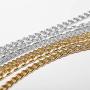 Vintage Style Gold Silver Thick Chunky Chain Layered Necklaces Choker Hollow Out Round Circle Inlaid Crystal Pendant Necklaces for Women Girls Elegant Jewelry