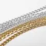 Vintage Style Gold Silver Thick Chunky Chain Layered Necklaces Choker Hollow Out Round Circle Inlaid Crystal Pendant Necklaces for Women Girls Elegant Jewelry