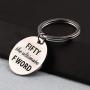 BEKECH Birthday Keychains,Funny 21st 30th 40th 50th 60th 70th 80th Birthday Jewelry Gifts for Him/Her,Happy Birthday Inspirational Gifts for BFF Family Friends Coworkers