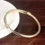 Children Jewelry 18k Gold Plated Bangle Bracelet for Toddlers Gift Safe Easy Adjustable 4.7'' - 5.9'' Children Jewelry 18k Gold Plated Bangle Bracelet for Toddlers Gift Safe Easy Adjustable 4.7'' - 5.9''