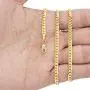Nuragold 14k Yellow Gold 4mm Solid Miami Cuban Link Chain Pendant Necklace, Mens Jewelry Lobster Clasp 18'' 20'' 22'' 24'' 26'' 28'' 30'' Nuragold 14k Yellow Gold 4mm Solid Miami Cuban Link Chain Pendant Necklace, Mens Jewelry Lobster Clasp 18'' 20'' 22'' 24'' 26'' 28'' 30''