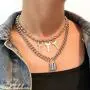 Ingemark Punk Gothic Rivet Choker Key Lock Pin Pendant Necklace Unisex Steampunk Layered Curb Rope Link Chain Choker Necklace Ingemark Punk Gothic Rivet Choker Key Lock Pin Pendant Necklace Unisex Steampunk Layered Curb Rope Link Chain Choker Necklace