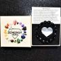 Zenergy Gems Charged Natural Gemstone Crystal Nugget Bead Bracelet + Selenite Charging Heart [Included]