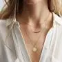 Layered Choker Necklaces for Women, 14K Gold Plated Dainty Layering Paperclip Chain Necklace Simple Adjustable Initial Coin Pendant Necklaces Layered Gold Chain Necklaces for Women Jewelry Gifts Layered Choker Necklaces for Women, 14K Gold Plated Dainty Layering Paperclip Chain Necklace Simple Adjustable Initial Coin Pendant Necklaces Layered Gold Chain Necklaces for Women Jewelry Gifts