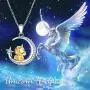 YFN Unicorn Gifts Sterling Silver Unicorn Necklace Unicorn Pendant Jewelry for Women YFN Unicorn Gifts Sterling Silver Unicorn Necklace Unicorn Pendant Jewelry for Women