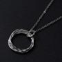 Birthday Gift for Women Circles Pendant Necklace Happy Birthday Gifts Necklace 13th 16th 18th 21st 30th 40th 50th 60th 70th 80th