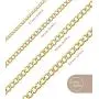 Jewelry Atelier Gold Chain Necklace Collection - 14K Solid Yellow Gold Filled Miami Cuban Curb Link Chain Necklaces for Women and Men with Different Sizes (2.7mm, 3.6mm, 4.5mm, or 5.5mm) Jewelry Atelier Gold Chain Necklace Collection - 14K Solid Yellow Gold Filled Miami Cuban Curb Link Chain Necklaces for Women and Men with Different Sizes (2.7mm, 3.6mm, 4.5mm, or 5.5mm)