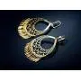 Barzel 18K Gold Plated Filigree Cut-out Dangling Earrings Barzel 18K Gold Plated Filigree Cut-out Dangling Earrings