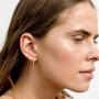 PAVOI 14K Gold Plated 925 Sterling Silver Post Square Huggie Hoop Earrings - Cubic Zirconia Earrings in Rose Gold, White Gold and Yellow Gold Plating