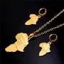 U7 African Jewelry Platinum or 18K Gold Plated Outline Pendant Charm Dangle Drop Earrings Africa Map Necklace Earrings Set U7 African Jewelry Platinum or 18K Gold Plated Outline Pendant Charm Dangle Drop Earrings Africa Map Necklace Earrings Set