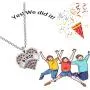 BEKECH Bingo Jewelry for Women Bingo Charm Necklace Winning Game Humor Happiness Funny Bingo Gift New Bingo Player Gift