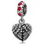 JMQJewelry Angel Wings Heart Love Birthstone Dangle Charms Beads for Bracelets Mother Father Gifts JMQJewelry Angel Wings Heart Love Birthstone Dangle Charms Beads for Bracelets Mother Father Gifts