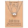 Tarsus Magnetic Couple Necklaces Attraction Matching Gifts for Boyfriend Girlfriend