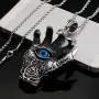 UMtrade Vintage Jewelry Mens Stainless Steel Demon Hand Dragon Claw Blue Eye Pendant Necklace UMtrade Vintage Jewelry Mens Stainless Steel Demon Hand Dragon Claw Blue Eye Pendant Necklace