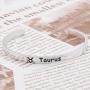 Zuo Bao 12 Zodiac Cuff Bracelet Stackable Stainless Steel Zodiac Sign Cuff Bangle