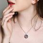 JUSTKIDSTOY Cardinal Necklace Jewelry 925 Sterling Silver Cute Red Bird Pendant Necklace with Crystal Memorial Gifts for Women Girls