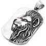 Gungneer Lion Dog Tag Necklace Pendant Stainless Steel Keel Chain King Jewelry Strength Talisman for Men Women Gungneer Lion Dog Tag Necklace Pendant Stainless Steel Keel Chain King Jewelry Strength Talisman for Men Women