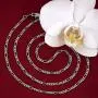 Lifetime Jewelry 2.5mm Figaro Chain Necklace 24k Real Gold Plated Women and Men Lifetime Jewelry 2.5mm Figaro Chain Necklace 24k Real Gold Plated Women and Men