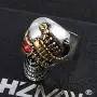 HZMAN Punk Rock Ruby Eyes Scorpion Skull Ring for Men Women Retro Gothic Stainless Steel Jewelry HZMAN Punk Rock Ruby Eyes Scorpion Skull Ring for Men Women Retro Gothic Stainless Steel Jewelry