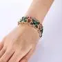 EVER FAITH Austrian Crystal Art Deco Butterfly Bridal Elastic Stretch Bracelet Gold-Tone EVER FAITH Austrian Crystal Art Deco Butterfly Bridal Elastic Stretch Bracelet Gold-Tone