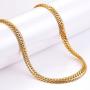 MMTTAO 18K Gold Plated Mens Cuban Curb/Figaro/Snake Chain Link Necklace for Pendant Men Women 5MM/6MM Wide Hip Hop Hiphop Mens Fashion Jewelry Gifts with 18K Stamp, 18Inches-32Inches
