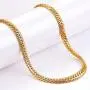 MMTTAO 18K Gold Plated Mens Cuban Curb/Figaro/Snake Chain Link Necklace for Pendant Men Women 5MM/6MM Wide Hip Hop Hiphop Mens Fashion Jewelry Gifts with 18K Stamp, 18Inches-32Inches