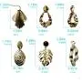 6 Pairs Assorted Dangling Gold metal Earrings Jewelry Best Gift for Women and Girls(Factory direct sales)