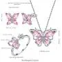 Aurora Tears Butterfly Jewelry Women 925 Sterling Silver Butterflies Necklace/Earrings/Rings Wedding Gift Aurora Tears Butterfly Jewelry Women 925 Sterling Silver Butterflies Necklace/Earrings/Rings Wedding Gift
