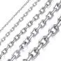 Richsteel Hip Hop Rolo Cable Chain Necklace for Men Women 3/5/7/9/12MM Width,18/20/22/24/26/28/30 Inches Chains,Stainless Steel/18K Gold/Black Plated Fashion Jewelry(with Gift Box) Richsteel Hip Hop Rolo Cable Chain Necklace for Men Women 3/5/7/9/12MM Width,18/20/22/24/26/28/30 Inches Chains,Stainless Steel/18K Gold/Black Plated Fashion Jewelry(with Gift Box)