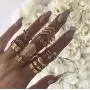 9-16 Pieces Stackable Joint Knuckle Midi Finger Ring Sets,Boho Vintage Crystal Snake Sunflower Moon Star Crown Rings for Women Teen Girls 9-16 Pieces Stackable Joint Knuckle Midi Finger Ring Sets,Boho Vintage Crystal Snake Sunflower Moon Star Crown Rings for Women Teen Girls