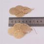 Grace Jun Bridal Vingtage 4 Teardrop Shape Pierced Dangle Earrings Large Statement Earrings