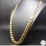 9mm Miami Cuban Link Chain for Men Women Boys 14K Real Gold Plated Diamond Cut Chocker with Solid Strong Clasp 14ct Gift Jewelry