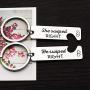 Ikunne Couple Keychain Gifts for Girlfriend Boyfriend I am Yours You are Mine/She& He Swiped Right Keychian Sets Couples Jewelry Gift for Valentines Day Anniversary