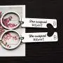 Ikunne Couple Keychain Gifts for Girlfriend Boyfriend I am Yours You are Mine/She& He Swiped Right Keychian Sets Couples Jewelry Gift for Valentines Day Anniversary