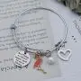 Flamingo Keychain Bracelet Be A Flamingo in A Flock of Pigeons Flamingo Lovers Gifts Flamingo Keychain Bracelet Be A Flamingo in A Flock of Pigeons Flamingo Lovers Gifts