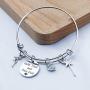 G-Ahora Womens Tinkerbell Jewerly Faith Trust and Pixie Dust Charm Bracelet Tinkerbell Bracelet