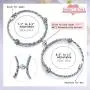 FUNRUN JEWELRY 2Pairs Couple Magnetic Bracelets Set Relationship Mutual Couple Bracelet Adjustable Handmade Vows of Eternal Braided Rope Couple Gift Jewelry Set for Women Men