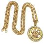 TIDOO Jewelry in Marijuana WE Trust Mens Weed Leaf Pendant Necklace with Free 30'' Chain 18k Real Gold/Silver Plated -Unique Valentines Day Present Ideas for Men&Boy