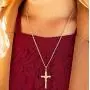 Lifetime Jewelry INRI Crucifix 24k Gold Plated Cross Necklace for Women & Men Lifetime Jewelry INRI Crucifix 24k Gold Plated Cross Necklace for Women & Men