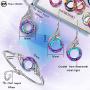 HJ HUAJ Women Jewelry Set Nirvana of Phoenix Fashion Jewelry for Women Volcano Crystals from Swarovski Gifts for Her Valentines Day with Gift Box