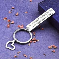 EIGSO Writer Keychain Im A Writer Anything You Say or Do Maybe Used in a Story Writing Jewelry for Author Writer Novelist (KR-Im A Writer)