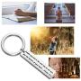 Gzrlyf Psalm 37:4 Keychain Delight Yourself in The Lord Bible Verse Keychain Christian Gifts
