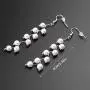Vagalbox Pearl Earrings, Dangle Earrings Deco Earrings Pageant Earrings for Women Girls Kids