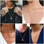 Silvora Sterling Silver Star of David Pendant Necklace with 22 in Rolo Chain Megan Cross Jewelry for Women
