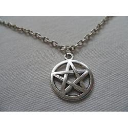 Pentagram Necklace, Pentacle Necklace,small Silver Pentagram Necklace, Wiccan, Pagan, Wiccan Jewelry, Pentagram Pendant Silver Pentacle