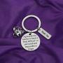 BAUNA Drama Teacher Gift A Truly Great Drama Teacher is Hard to Find Comedy Tragedy Mask Keychain Retirement Gift End of Term Gift Musical Theatre Broadway Jewelry