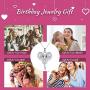 Elephant Necklace for Women 925 Sterling Silver Lucky Animal Pendant Necklace Jewelry Gifts for Women Mother Birthday